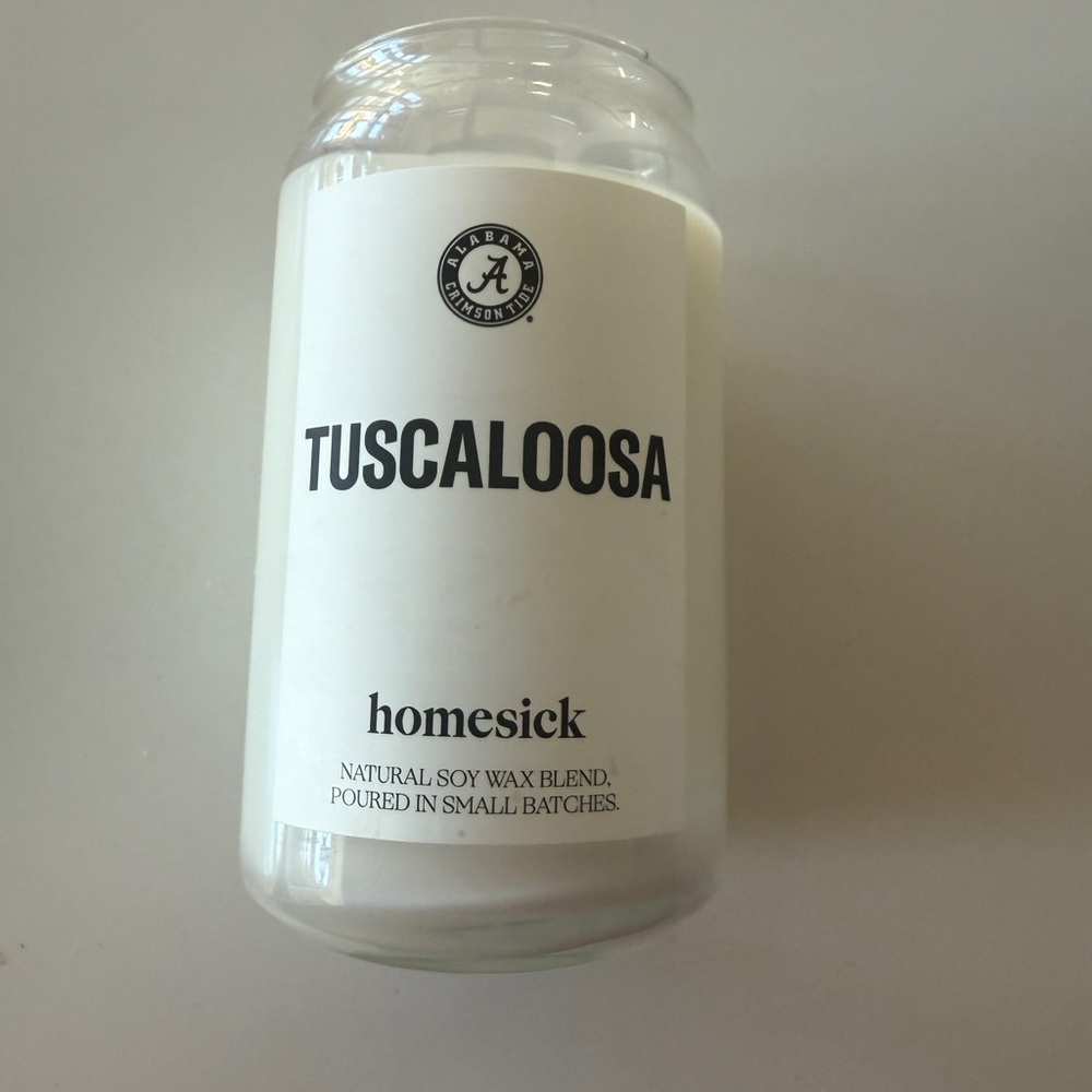 Homesick University of Alabama Tuscaloosa Candle